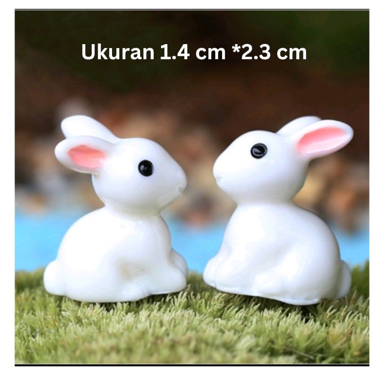 Cake topper Rabbit Hiasan Kue kelinci