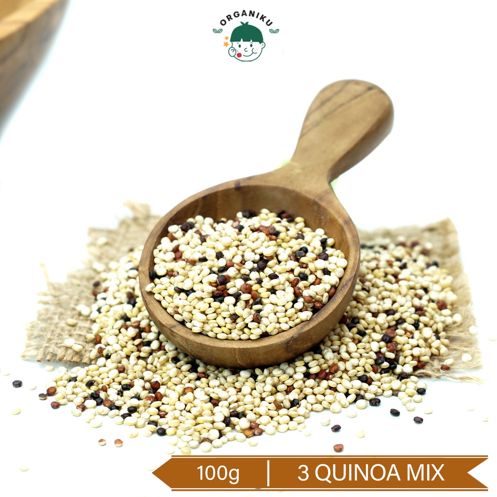 Organic Quinoa (White, Red, Black, Mix 3 Color) 100g