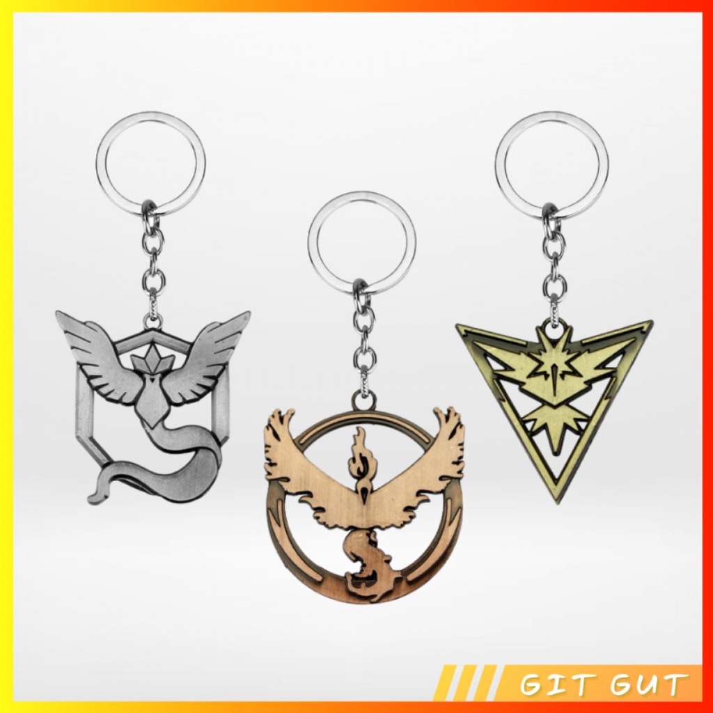 Keychain Gantungan Kunci Pokemon Go Pokemon Bird Logo