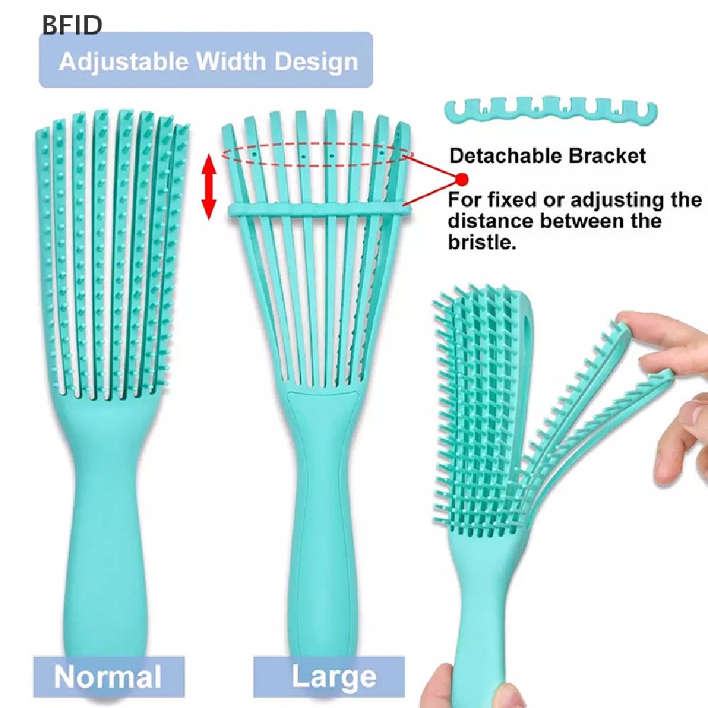 [BFID] Dropshipping Detangling Sikat Rambut Pijat Kulit Kepala Keriting Rambut Wanita Sisir Hairbrush [ID]