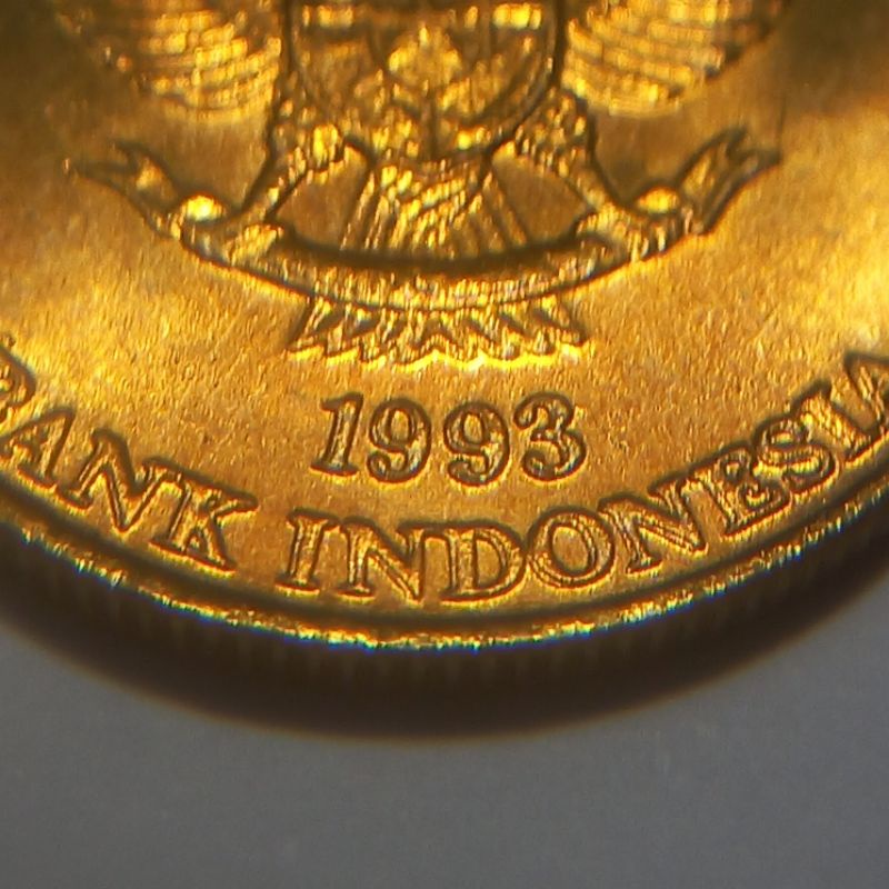 Doubled Die Error Rp50 Komodo 1993 UNC