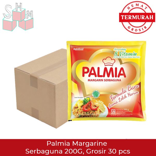 

Palmia Margarine Serbaguna 200G -1 Grosir 30 pcs