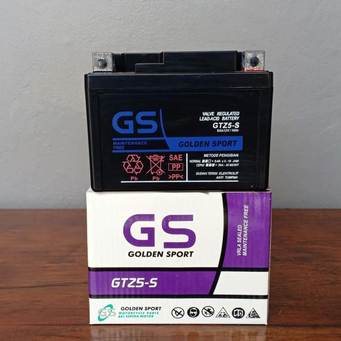 Jual Aki Motor Honda Beat Karbu/FI, Vario 110, Mio Soul GTZ5S GS Aki