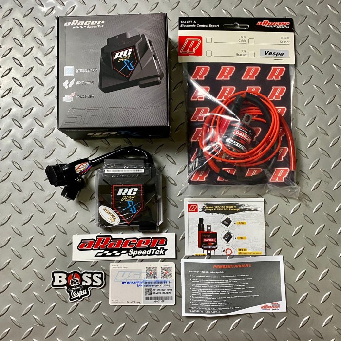 ECU RACING ARACER SPEEDTEK RC MINI5 + KOIL VESPA SPRINT PRIMA 3V IGET
