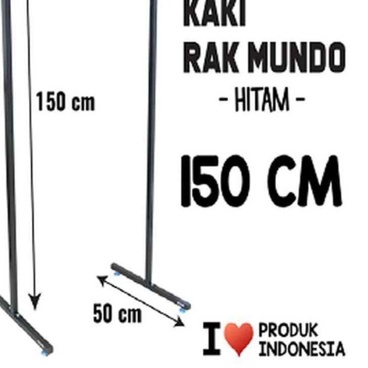 og Kaki mundo / kaki ram jaring jaring besi satu pasang 2pcs  Grosir