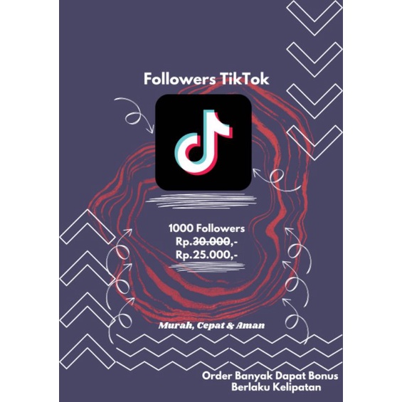Followers TikTok Termurah & Aman (Hanya Menggunakan Username)