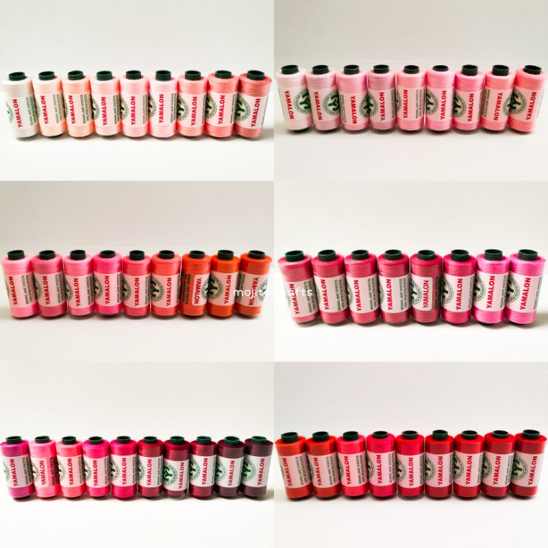 1 Buah Benang Jahit Yamalon Variasi Pink Merah / Benang Pink / Benang Merah / Benang Jahit Pink / Be