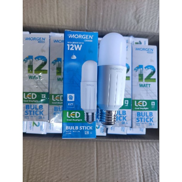 MORGEN LAMPU STICK LED 12 WATT ,SNI GARANSI RESMI