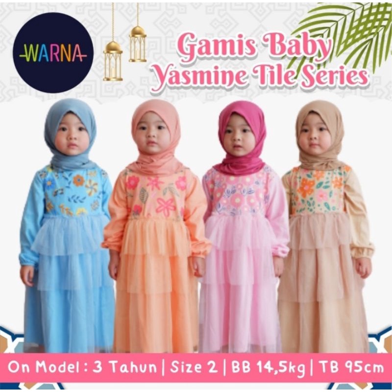 Gamis Baby Yasmine Tile Series / Gamis Bayi Yasmine