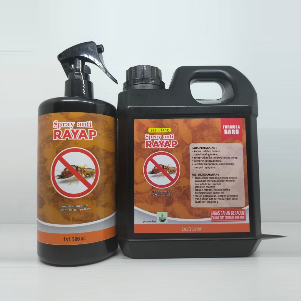 Pembasmi Rayap Kayu Tembok dan Tanah PALING AMPUH / OBAT RAYAP SEMPROT