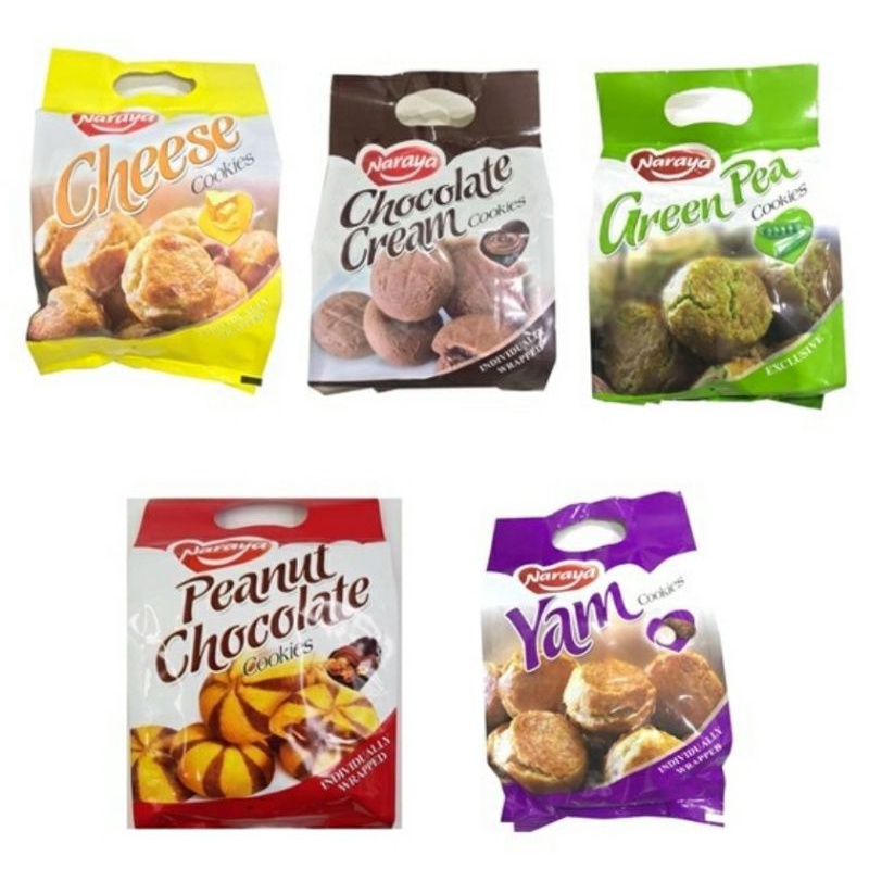 ✔MURAH Naraya Cookies 280gr / Naraya Biskuit Isi Cream / Snack Import