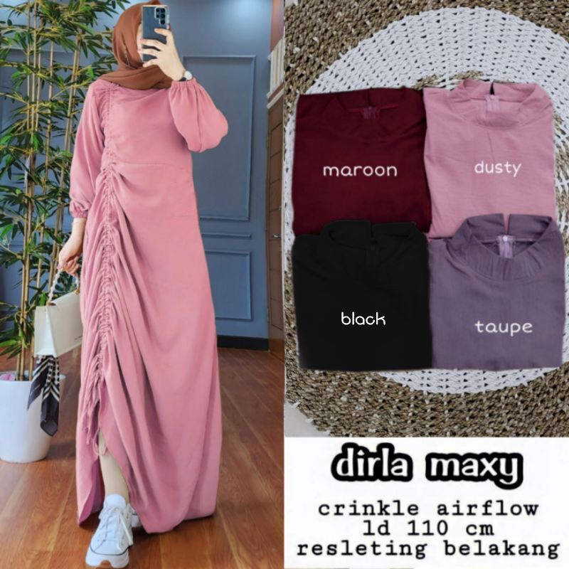 DRESS MUSLIM, Fashion Muslim, baju wanita, dress, gamis, Baju gamis, fashion wanita, Dirla Maxy