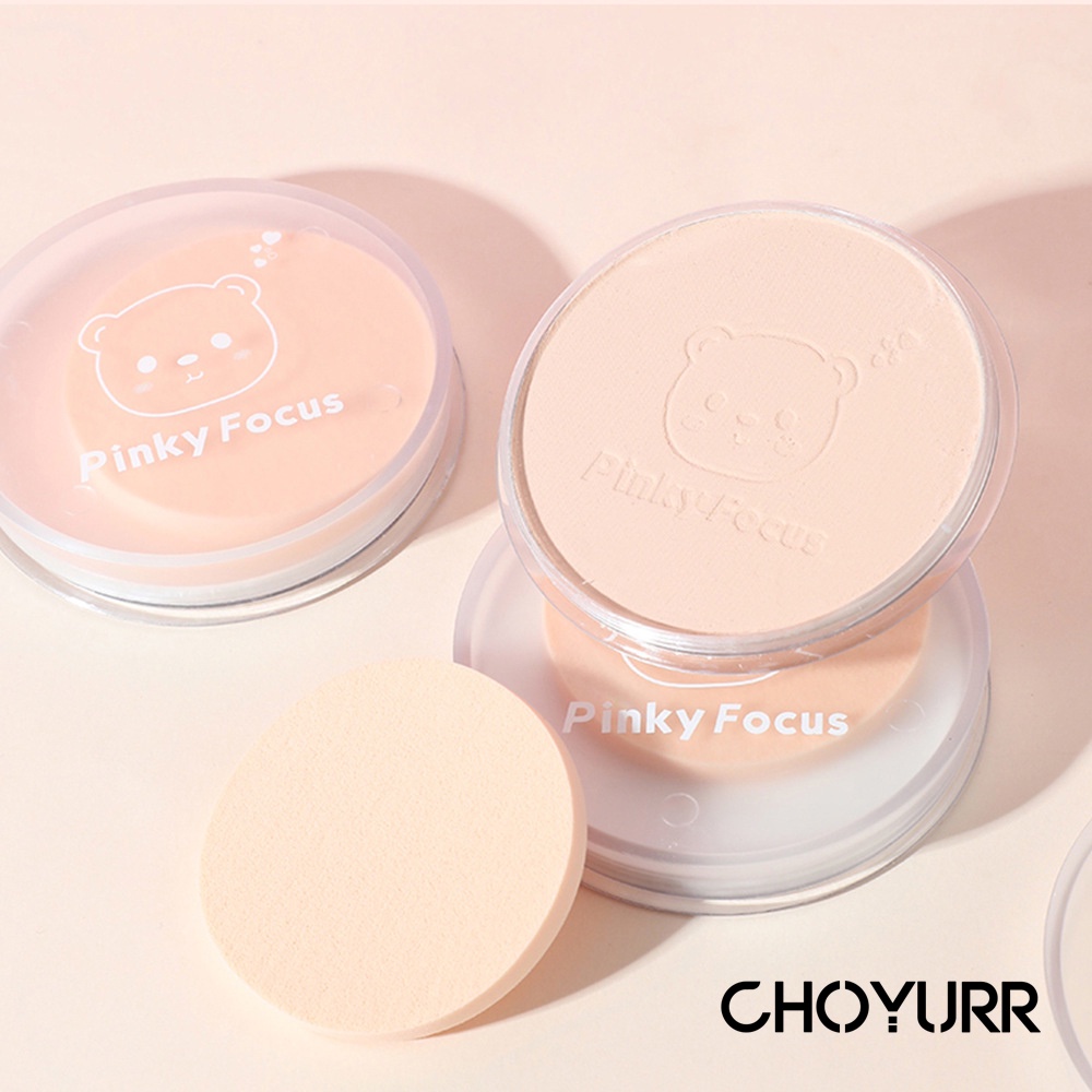 【COD】 Bedak Compact powder Tahan Lama Matte Bedak Padat Ringan Oil Control Pressed Powder Bedak Tahan Lama Anti Air Makeup Setting PowdeR Pengontrol Minyak Concealer-CH