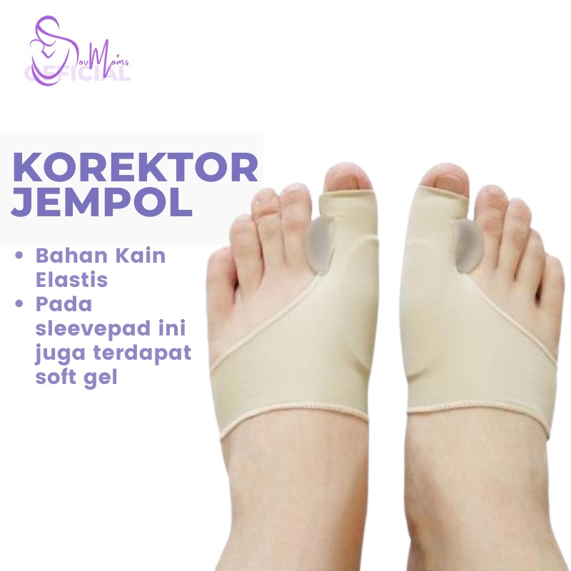 Korektor Jempol Kaki Bengkok Alat Pelurus Jempol Korektor Tulang Ibu Jari Kaki Bengkok Hallux Valgus Bunion