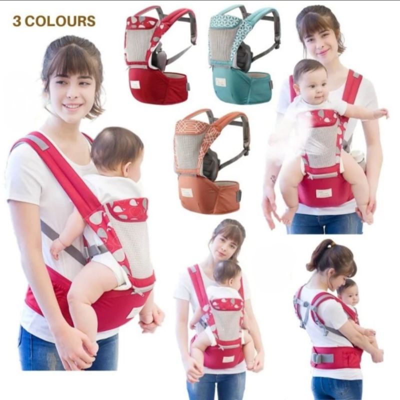 AIEBAO Hipseat Carrier Gendongan Bayi Hip Seat Baby Carrier