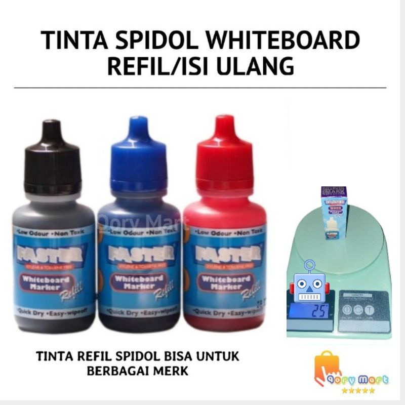 

TINTA SPIDOL WHITEBOARD FASTER W500 NON PERMANENT