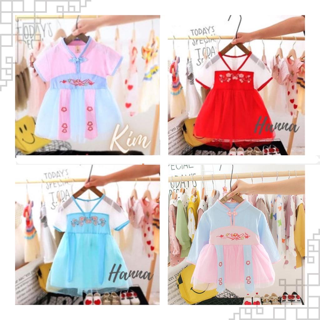 GIRL KOREAN DRESS KIM. DRESS KOREA ANAK. DRESS ANAK MODEL KOREA> DRESS ANAK LUCU. DRESS BAYI LUCU . 