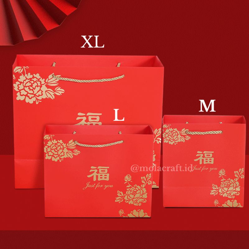 

[IMLEK01] Paperbag imlek/ gift bag imlek/ paperbag cny bahan tebal