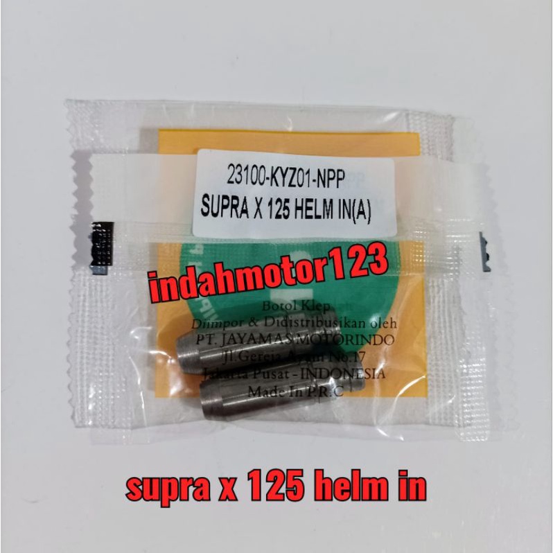 bos klep supra x 125 helm in blade 125 Fi NPP