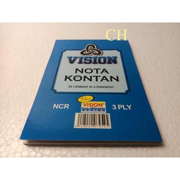 

nota kontan 3ply NCR 25lembar 3rangkap
