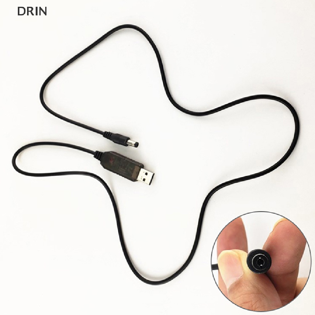 Dr Kabel USB Boost Converter DC 5V Ke 12V/9V Untuk Router Wifi Modem Kipas Speaker vn