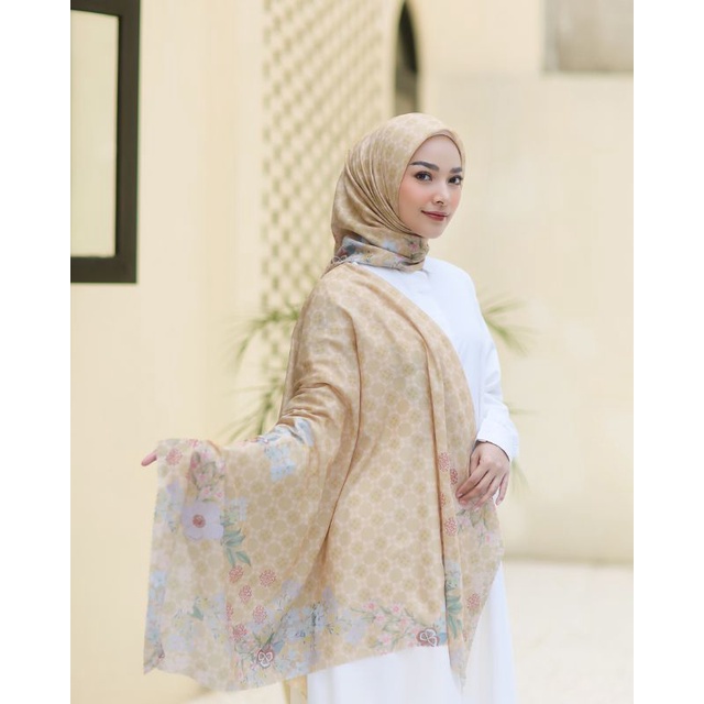 HIJAB  SEGIEMPAT VOAL ULTRAFINE BEYZA Series Voal Tryspan Ultrafine Lasercut Ultimate