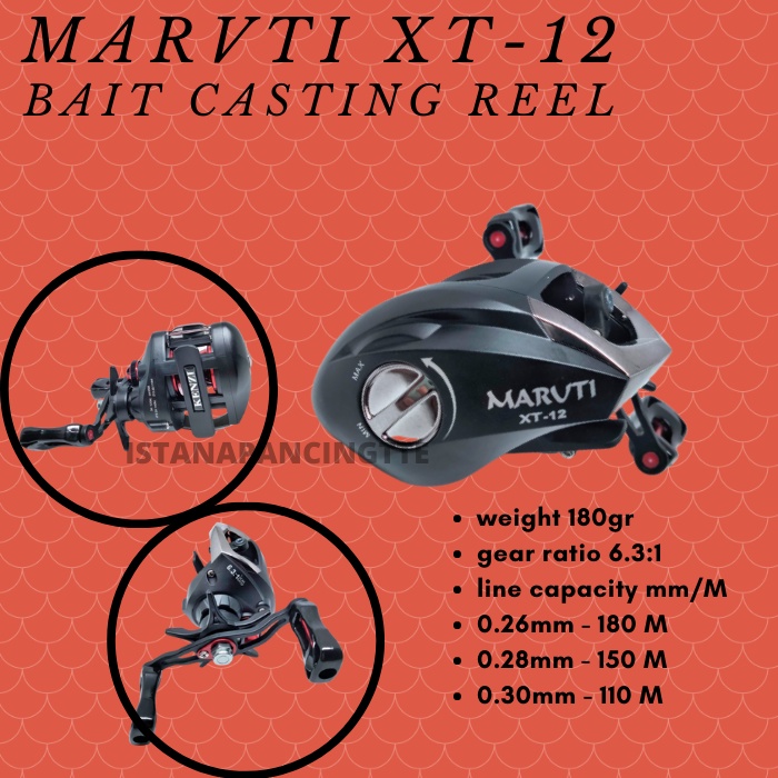 REEL BAIT CASTING BC KENZI MARUTI HANDLE KIRI / Left ISTANAPANCINGTTE
