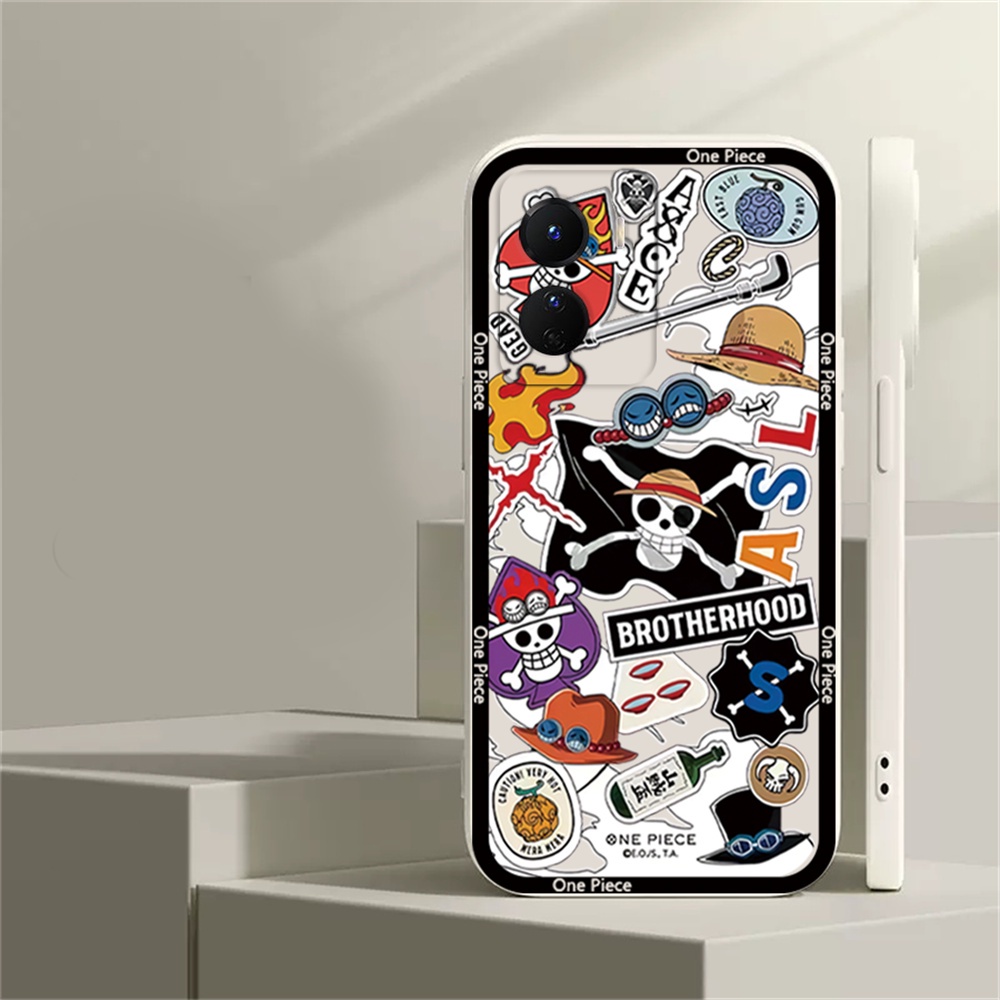 IPHONE Case Kompatibel Untuk Iphone14 Pro Max IPhone13 Pro Max IPhone11 IPhone12 IPhoneXR XS 6 6S 78 Plus SE 2020 One Piece Luffy Brook and the Devil Fruit Soft Silicone Phone Case Cover