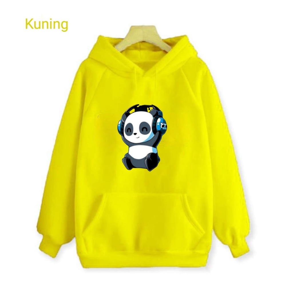 Hzl_outfit Sweater Hoodie Panda 4K Foto Hoodie Sweater Anak Anak