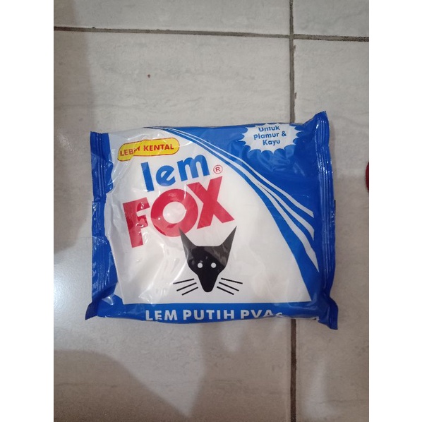 

Lem FOX Putih Kantong Biru original
