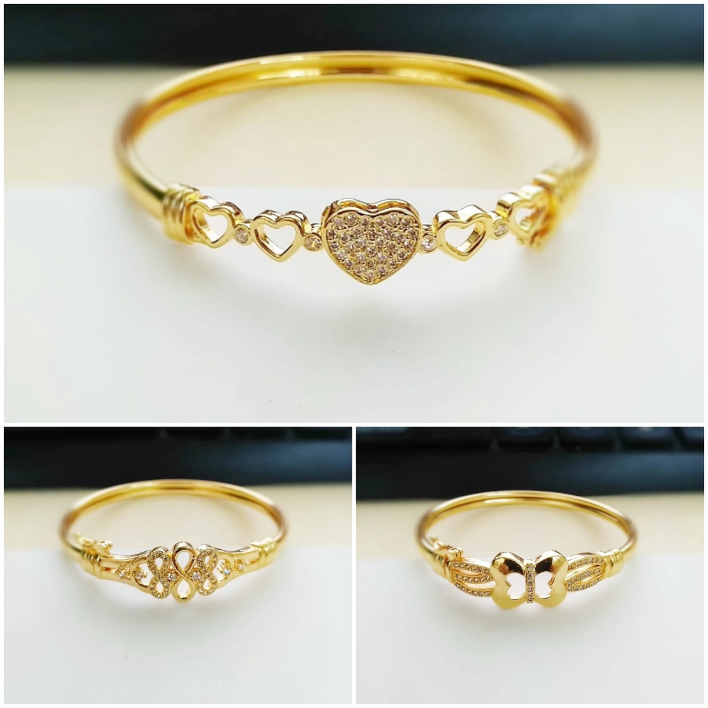 AV103 Grosir Gelang Bangle Permata Gelang Dewasa