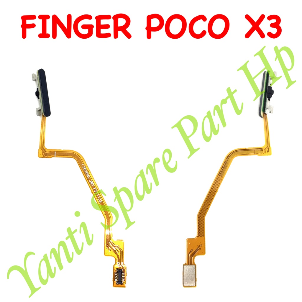 Flexible Fingerprint Xiaomi Poco X3 X3 NFC Original Terlaris New