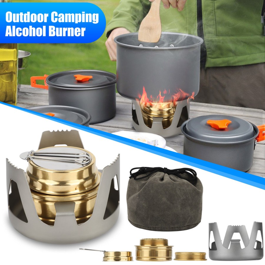 Kompor Spirtus Mini Camping Portable Alkohol Spiritus