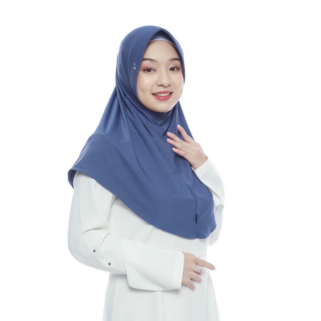 (ORI) HIJAB BERGO HAMIDAH SIZE M/.HIJAB SPORT/kerudung olah raga/bergo instan.