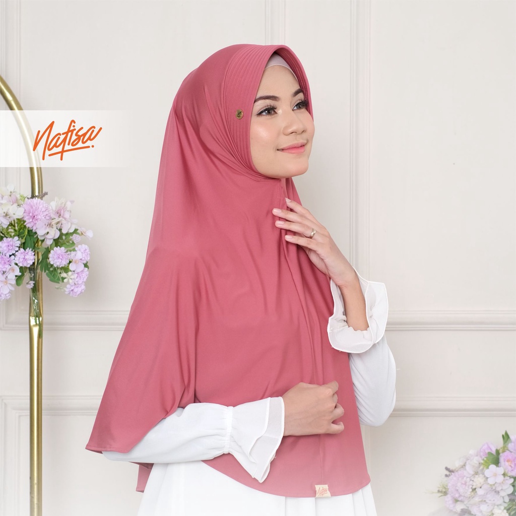 Jilbab Instan Asha Lycra Premium Part 1 | Jilbab Instan Bergo Pad Antem Lycra Eksklusif