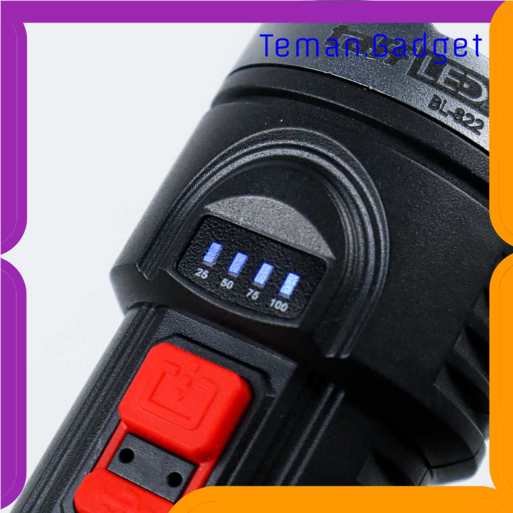 TG-SNT TaffLED Senter LED Waterproof USB  XPE+COB 7800 Lumens - BL-822