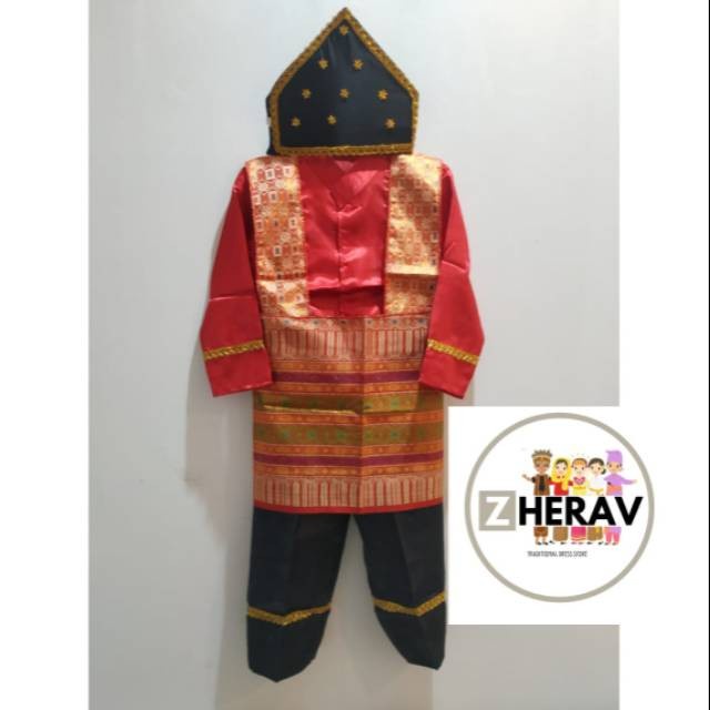 Ipa Kzm023- Baju Adat Aceh Anak Laki Atau Perempuan Tk Sd Smp