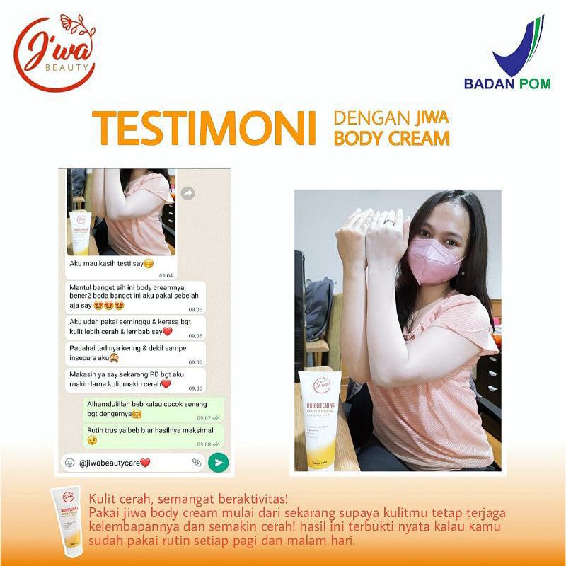 JIWA BEAUTY BODY CREAM