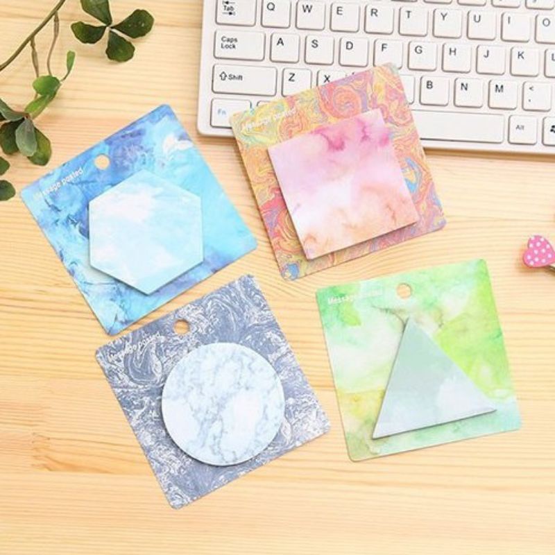 

Sticky Notes Motif Geometric Marble✨