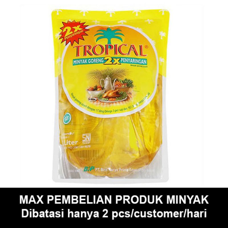 

Tropical Minyak Goreng 2 liter 2L