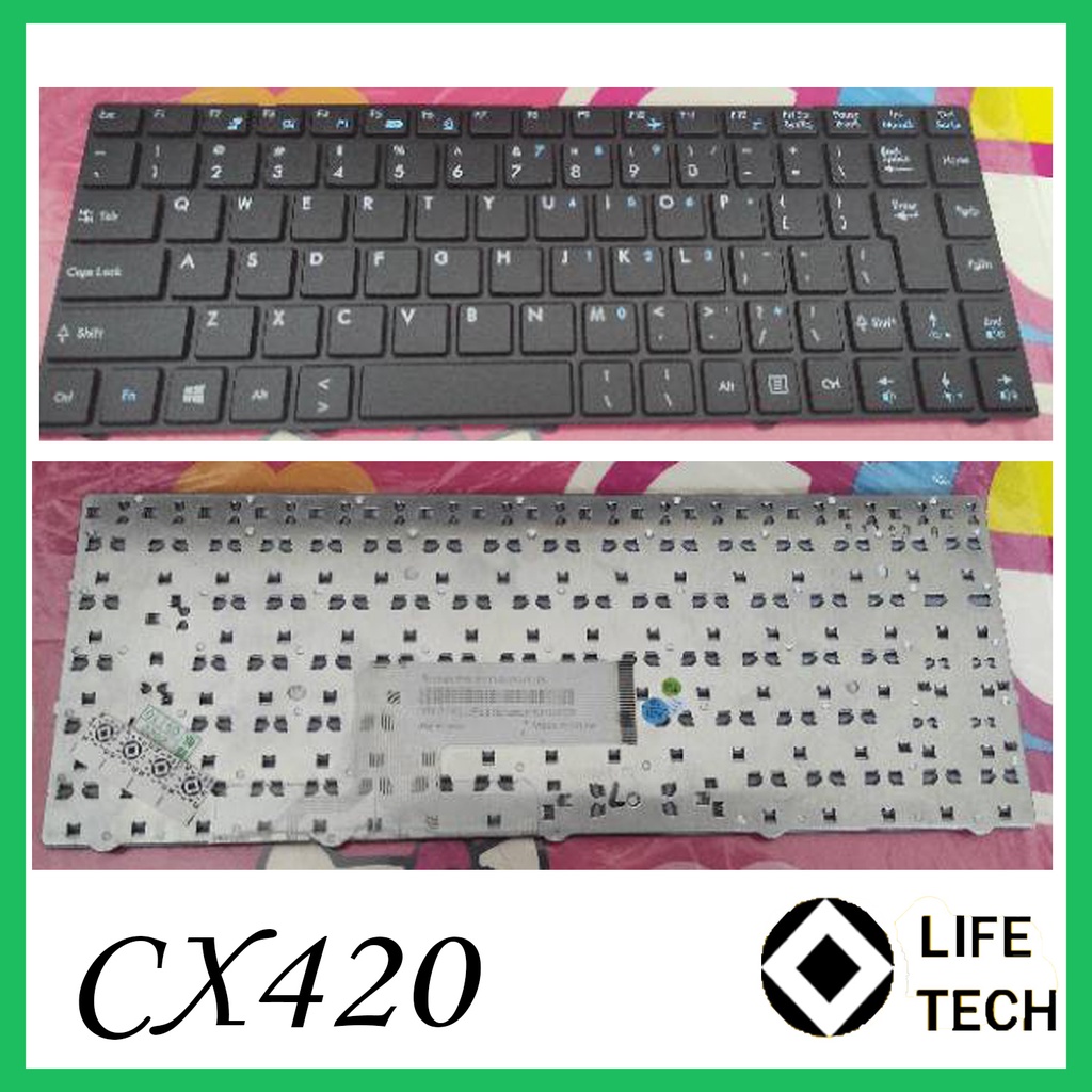 Keyboard Laptop MSI FR400 FX400 FX420 CX480 EX465 MS-1498 U270 X350 X360 X370 X420 X460