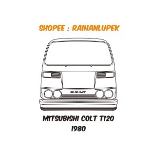Pola Miniatur Mobil Mitsubishi T120 Tahun 1980 Skala WPL D12 / Pola Miniatur Mobil Pick Up Jadul