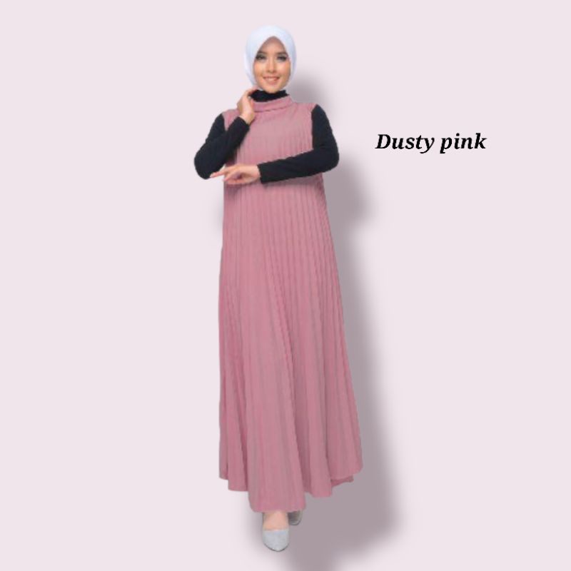GAMIS - PROMO MURAH GAMIS PLISKET PAYUNG TANGAN BUNTUNG - BAHAN HYGET SUPER ( PREMIUM )