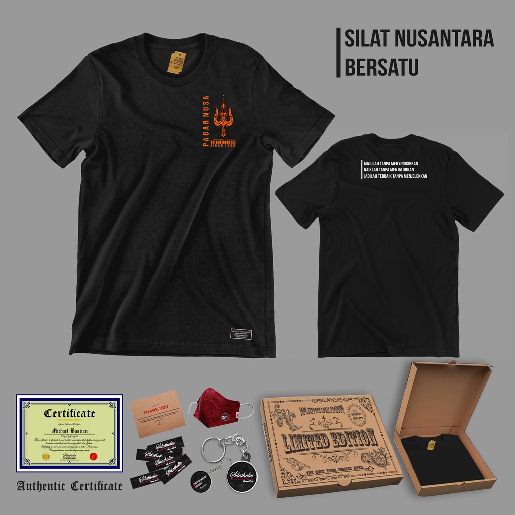 Kaos Pagar Nusa Trisula Gasmi kode Pn Logo