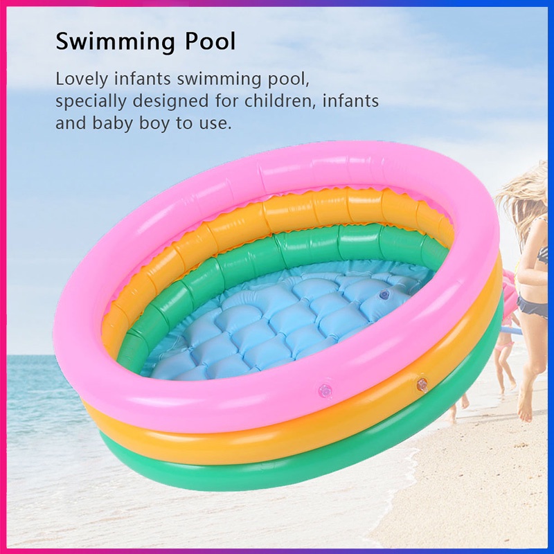 Kolam Renang Anak Bayi Pelangi Mandi Bola / Baby Swimming Pool