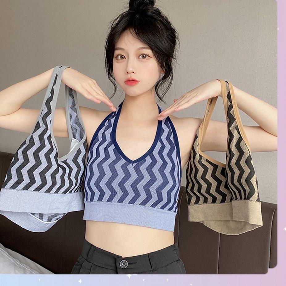 ➵Terlaris •OKEY BELI•BR919 TANKTOP WANITA BRA FASHION TALI GANTUNG LEHER BH TANPA KAWAT SEXY PAKAIAN