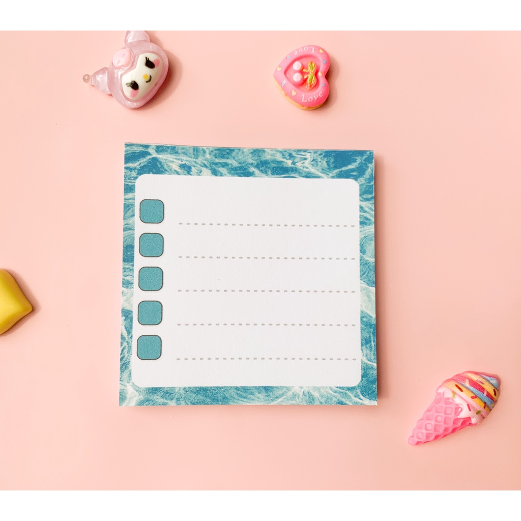 【GOGOMART】Kertas Memo Memopad Memo Notepad / Memo Catatan Bukan Sticky Notes Tempel - MM004