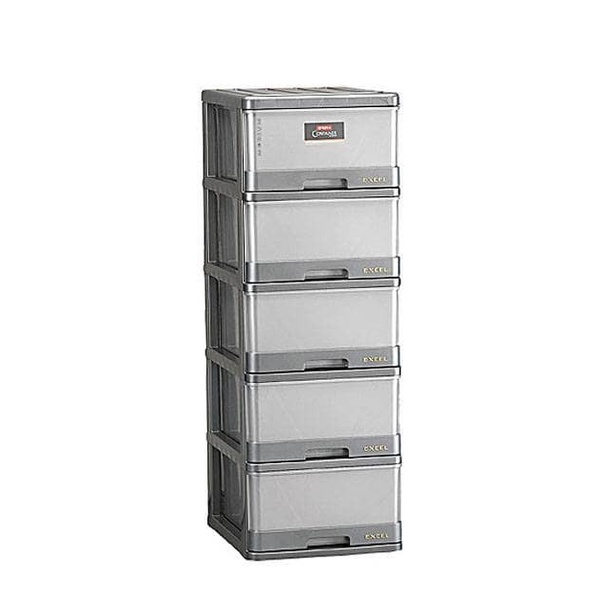 Laci Lemari Plastik Laci Container Kontainer Excel M5 Medium Lion Star