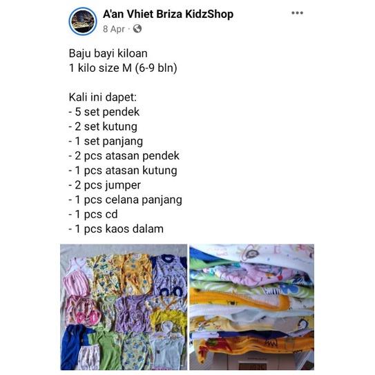 BAJU BAYI KILOAN DARI PABRIK| baju bayi kiloan | Baju bayi baru lahir | SNI | BABY Tokusen | new bor