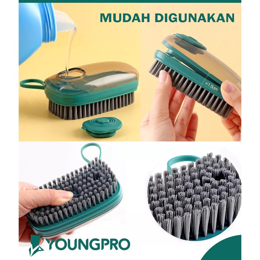 SIKAT PAKAIAN BAJU SIKAT LANTAI SERBAGUNA ISI SABUN SIKAT MULTIFUNGSI / MULTIFUNCIONAL CLEANING BRUSH MCB-01